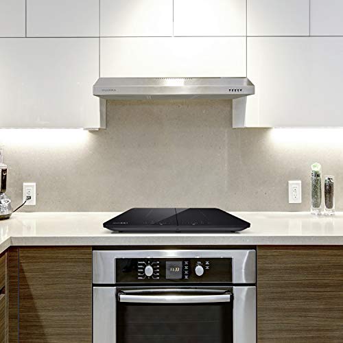 CIARRA CBTIH2 Dubbele inductiekookplaat met 2 platen, touch 9 standen, 10 temperatuurniveaus, mobiel, camping, dubbele inductiekookplaat, inductiekookplaat, inductie, kookplaat, 3500 W - Image 8