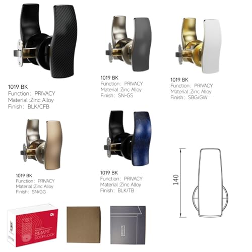 Cerradura de puerta corredera con mango push-pull de embutir para dormitorios internos 4