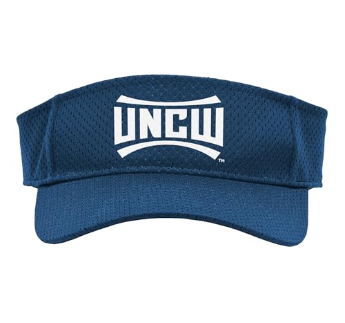 North Carolina Wilmington Seahawks | NCAA UNC | PPNCW033 Sport Sun Visor, Adult, One Size, Navy