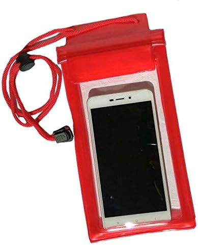 SMM Waterproof Bag Case Compatible for Honor 7X (Rain,Dust,Snow & Water Resistant)(Red Color)