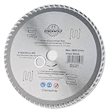 Lama per sega circolare 185 x 20 mm per legno con 60 denti TCT inclinati