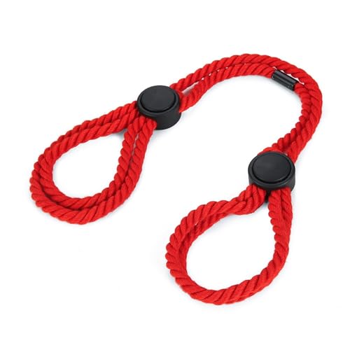 YHWQYR Versatile Adjustable Rope Bracelets and Body Chains for Couples – Handmade Jewelry Accessories for Men and Women in Bold Red - Image 4