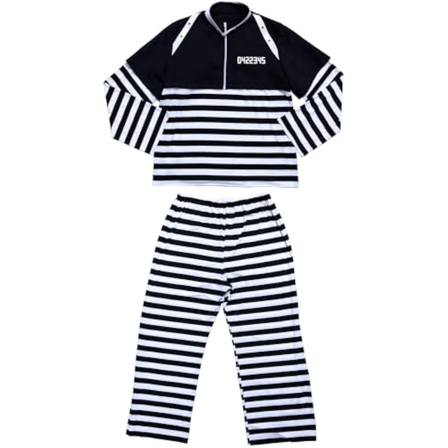 クリアストーン(Clearstone) コスプレ ハロウィン プリズンマスター メンズ ブラック 詳細画像3