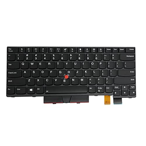 Huasheng Suda US �o�b�N���C�g�t���L�[�{�[�h�����p Lenovo IBM ThinkPad T470 01AX569 SN20L72890 01AX487�p