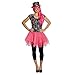 Produktbild Freaky Dress 80er Neon Rosa Kostüm mit Rock für Damen