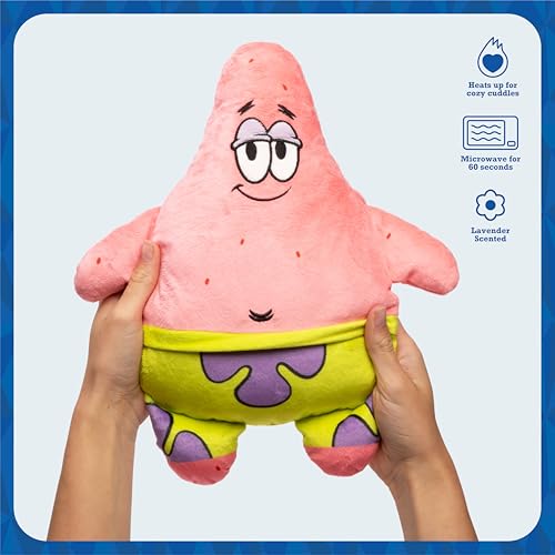 Image of Happy Helpers Patrick By Relatable, The Cozy Comfort That's Anything But Boring, Get Relief with This Plush Heating Pad for Period Cramps and Body Pain, Includes 1 Microwavable Patrick Heating Pad