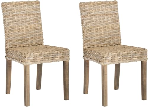 SAFAVIEH Home Collection Grove Natural Dining Chair (Set of 2)