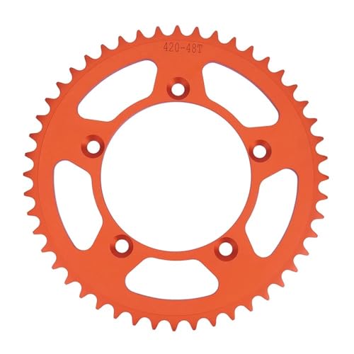 Pignon arrière 420-48T résout l'usure de transmission sur moto TC65