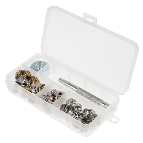 UTHCLO 1Juego Kit de Botones de Presión para Muebles y Automóviles de Remaches de Resistente y Duradero Herramienta para Bricolaje y Reparaciones Casa