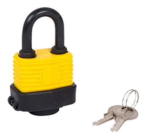 Fort Knox77007 40 mm Weather Resistant Padlock - Yellow