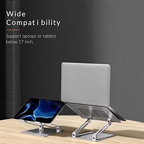 Support d'ordinateur pliable avec structure en aluminium pour refroidissement