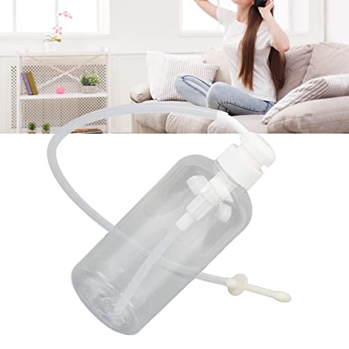 Vagina Cleaning Kit, Large Capacity Reusable Vaginal Douche Cleaner, Silicone Women Vagina Douche Kit With 2 Nozzle Tips For Home (600Ml) #TOP3