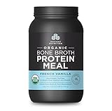 Ancient Nutrition Organic Bone Broth Protein MEAL, French Vanilla Flavor, 15 Serving Size - Organic, Gut-Friendly, Paleo-Friendly, Protein Meal Replacement
