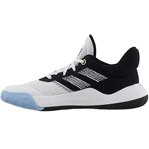 adidas D.O.N. Issue #1 Shoe - Kid's Basketball White/Core Black/Gold Metallic4