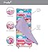 EVERYDAY KIDS Nap Mat with Removable Pillow - Unicorn Dreams - Carry Handle with Straps Closure, Rollup Design, Soft Microfiber for Preschool, Daycare, Travel Sleeping Bag - Ages 3-6 Years