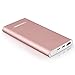 Produktbild FLOUREON 12000mah Powerbank Externer Akku mit Lightning und Type C Input, 5V/3A Type C und USB Output Schnellladefunktion USB C für alle Handy Smartphone Tablet Rosa