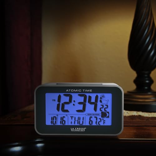 Réveil LCD La Crosse Technology anti-panne d'oreiller compact - 8