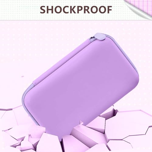 Image of Leayjeen Kids Camera Case Compatible with Cimizi /Gofunly /Aasonida /CAMCLID /LETSHAHA Kids Instant Print Camera, Kids Instant Camera for 1080P Printed Photos,Birthday Gifts for Kids-Purple(Case Only)