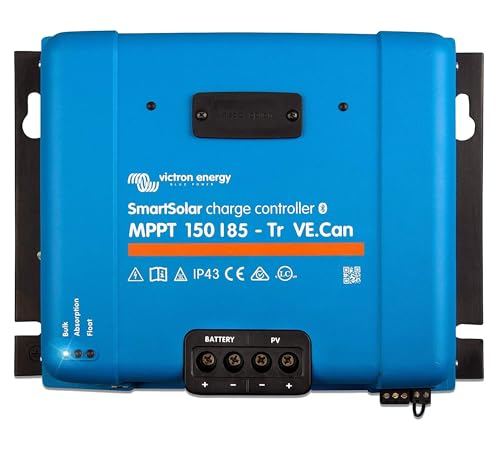 Victron Energy Smartsolar Mppt Tr Ve.Can 150v 85 Amperios 12 24 36 48-Voltios Controlador De Carga Solar Bluetooth Victron Energy Smartsolar Mppt Tr Ve.Can 150v 85 Amperios 12 24 36 48-Voltios Controlador De Carga Solar Bluetooth