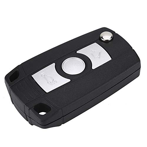 Key Fob Case, with Uncut Blade Folding Flip Key Fob Case 3 Button Key Shell Cover - Image 3