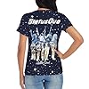 Ladies' Quo Rock Band Status Sleek-fit T-Shirt High-end Timeless Top Elegant Versatile T-Shirt Multicolor XXL #5