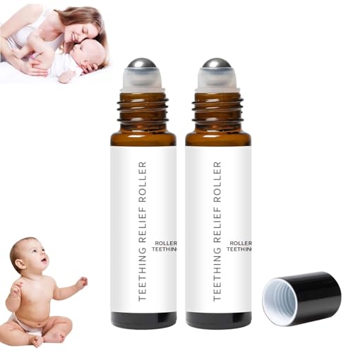 Image of A Thousand Roses Teething Roller Oil, A Thousand Roses Teething Oil, Teething Roller All Natural (2)