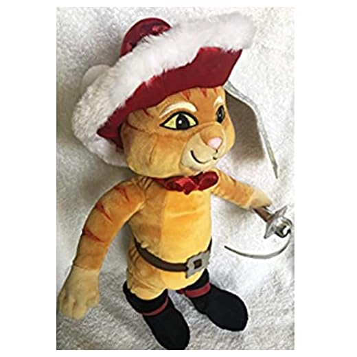 Di Shrek puss en botas Navidad gato con botas suave peluche muñeca juguete 16 pulgadas Nuevo etiquetado