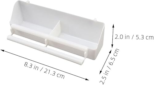 Miniatura 4 de Balacoo 3 piezas de jaula con diseño de fruta para periquito y dispensador de alimentos con doble jaula para pájaros comedero colgante para pájaros