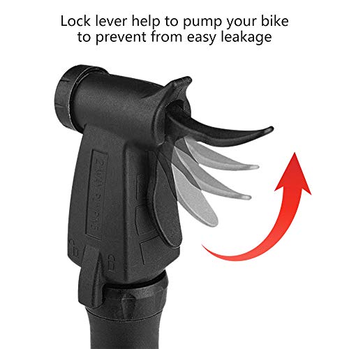 Bomba de bicicleta, Romacci Mini bomba de bicicleta bomba de bicicleta 80 PSI bomba de ar de bicicle