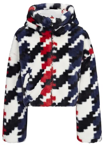 Perfect Moment, Noelle Faux-Fur Ski Jacket Ii, S, Houndstooth