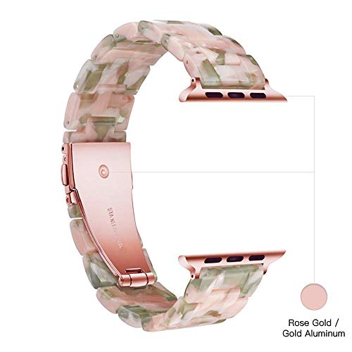 Image of Light House Apple Watch Bands-Fashion Lightweight Resin iWatch Bands for Women Men 38mm /40mm /41mm /42mm(Series 11 10), 49mm /46mm /45mm /44mm /42mm(S 3 2 1), Compatible with Apple Watch Series 11 SE 10 9 8 7 6 5 4 3 Ultra