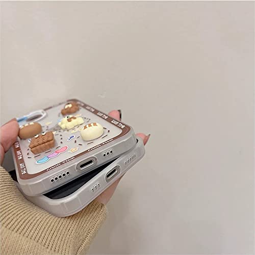 Super Cute 3D Cartoon Bear Candy Girl Protegge la