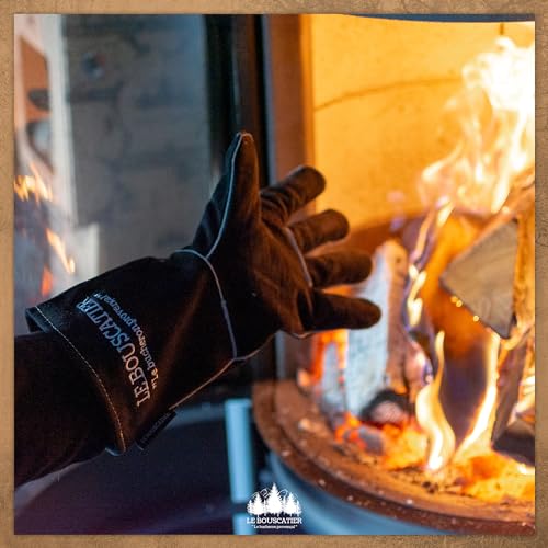 Le Bouscatier Premium-Ventilator mit 2 Flügeln für Holzofen und Kamin, angetrieben durch Wärmeerzeugung