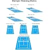 Tennis and Padel Ball Machine,Automatic Tennis Ball Launcher,Portable Tennis Ball Feeder Machine,With Remote Control, Adjustable Speed & Spin,High Capacity,Battery Operated