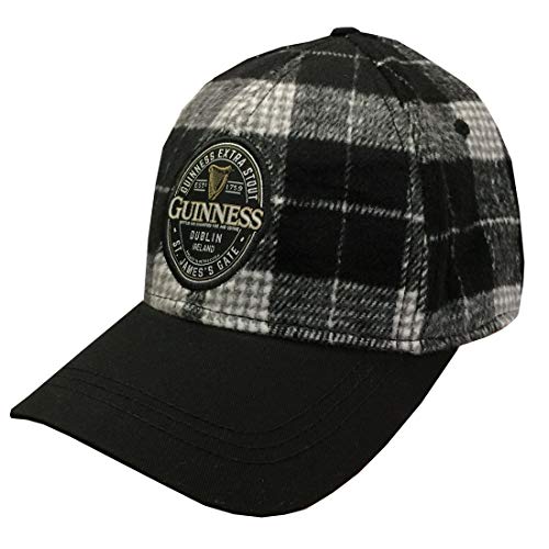 Casquette de baseball gris Guinness avec patch tissé style unisexe