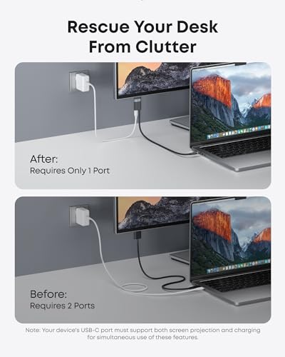 Image of Anker Nano USB C to HDMI Cable Adapter with 140W PD Fast Charging Port,4K@60Hz,Sustainable with Advanced Shielding,Thunderbolt 5 /4 /3 Compatible,for MacBook,iPhone,HD TV(3FT,Black)