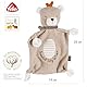Schmusetuch Teddy Baby – Spielkamerad und Stofftier-Schnuffeltuch mit Baumwolle aus kontrolliert biologischem Anbau (kbA) mit individuell gesticktem Slogan – für Babys und Kleinkinder ab 0+ Monaten
