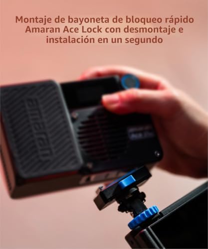 Luz LED Bi-Color Amaran Ace 25x de 32W con montaje magnético y control por App 4