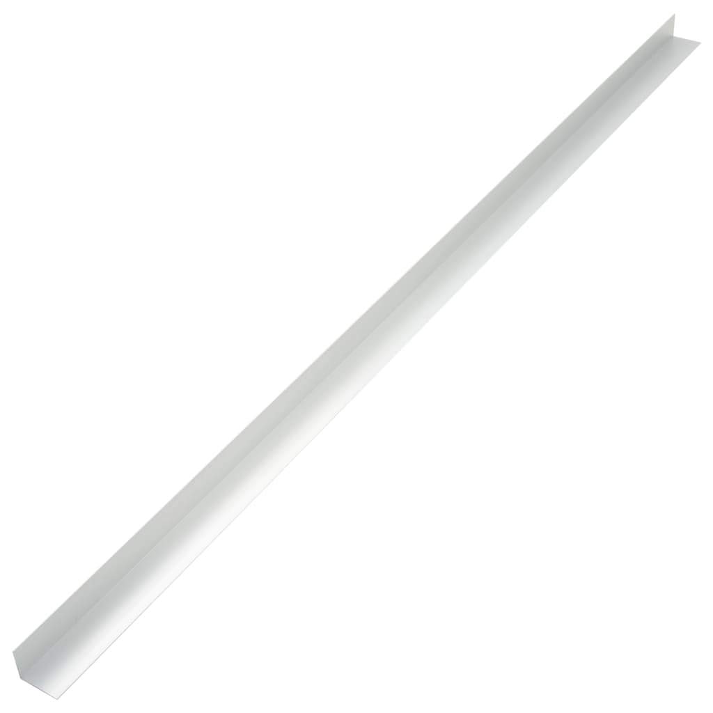 Festnight Lot de 5 Cornière de Terrasse en Aluminium 170 cm Argenté