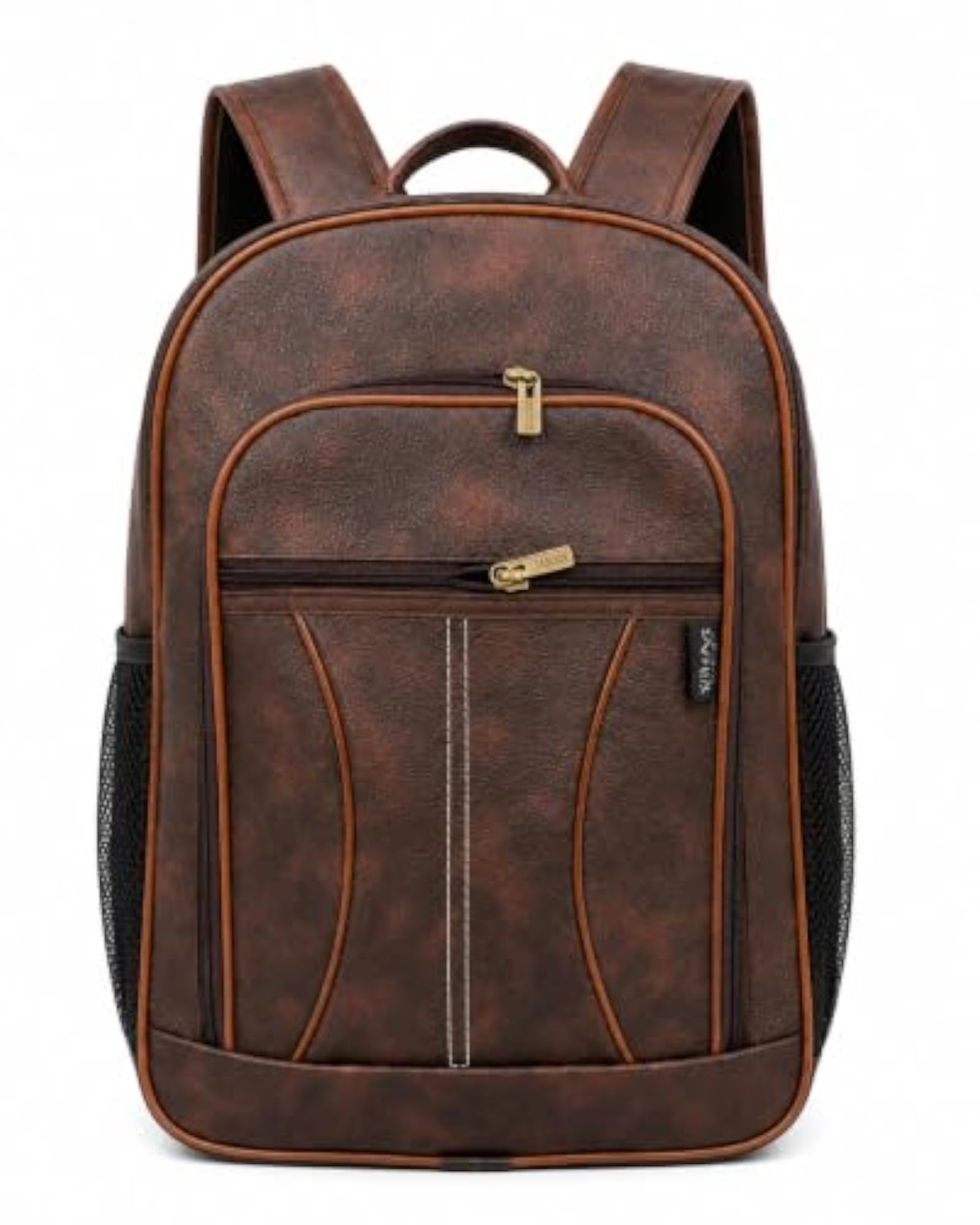 Premium Leather Finish Laptop Backpack for Men & Women