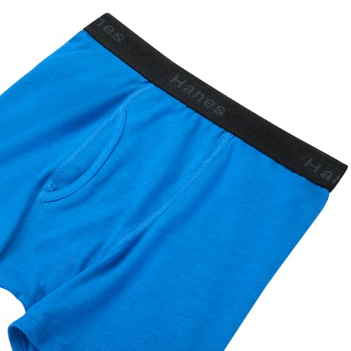 Image of Hanes boys Underwear Boxer Briefs Pack, 8-pack, Cotton-stretch Dyed Boys' Underwear, Moisture-wicking