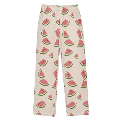 Pajama Bottoms, Pajamas Long Pant Cartoon Watermelons Lounge Wear Casual Sleep Pants Soft Pjs Sleepwear