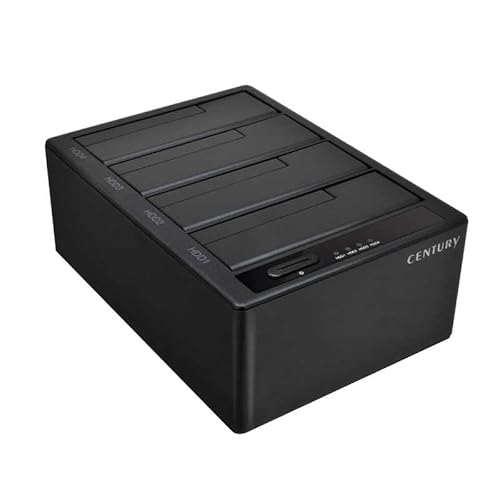 �Z���`�����[ HDD/SSD�X�^���h USB-C+USB-A�ڑ� �����̂������� QUAD USB10G Mac/Windows11�Ή� �u���b�N [3.5�C���`&2.5�C���`�Ή� /SATA /4��] CROS4U10G