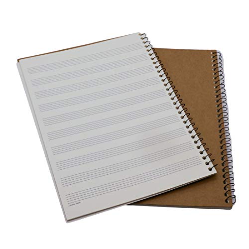 Blank Sheet Music Notebook Music Manuscript Paper Notebook for Musicians Staff Paper