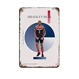 Bradley Beal Art - Póster retro de metal de hojalata, arte elegante, retro, pintura de hierro, bar, cueva de personas, cafetería, garaje, póster para decoración de pared, 20 x 30 cm