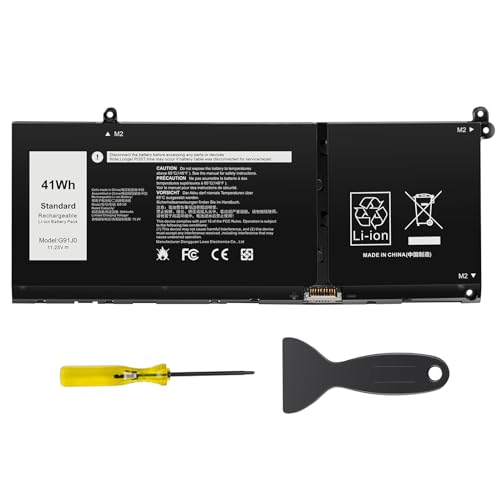 ASUNCELL 11.25V-41Wh G91J0 Laptop Battery for Dell Inspiron 13 5310 5320 5330 Series, Dell Inspiron 14 5410 5415 5418 5420 5425 5430 5435 Series,Dell Inspiron 15 3510 3511 3515 3520 3525 3530 3535