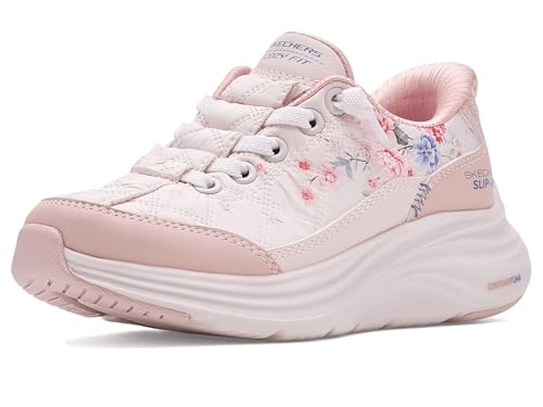Skechers Girls Hands Free Slip-Ins-Contour Foam - Gentle Bloom 304104L (Little Kid/Big Kid) Rose 3 Little Kid M