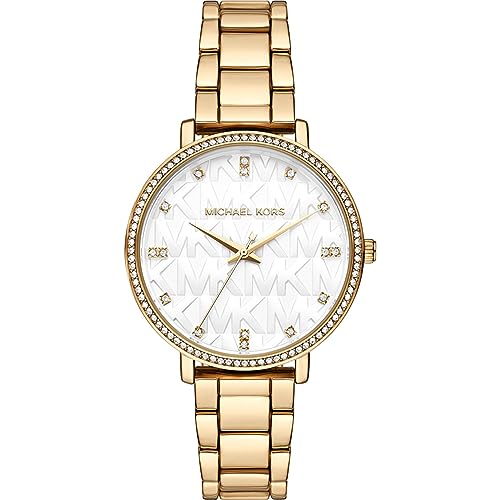 Michael Kors - Colección Pyper, Color Dorado, Reloj de aleación...
