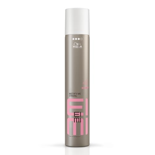 Wella EIMI Mistify Me Strong – schnelltrocknendes Haarspray – leichtes Fixing Spray für sofortigen Halt – Styling-Spray für 24 Stunden zuverlässigen Halt mit natürlicher Bewegung – 1 x 500 ml