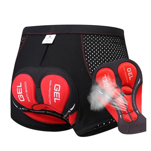 Shorts ciclismo transpirables con almohadilla 5D gel miniatura 7